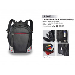 LT 2013 Laptop Back Pack (Fully Padded Bag) 